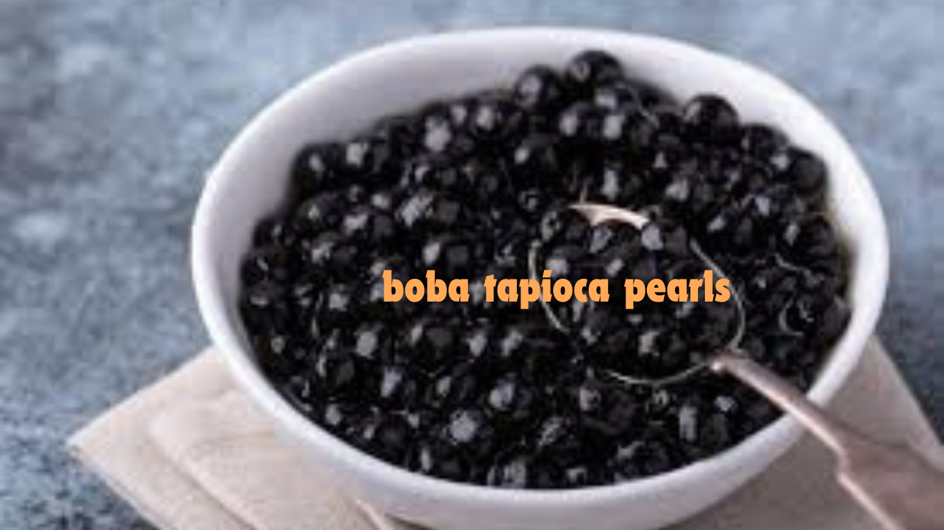 boba tapioca pearls