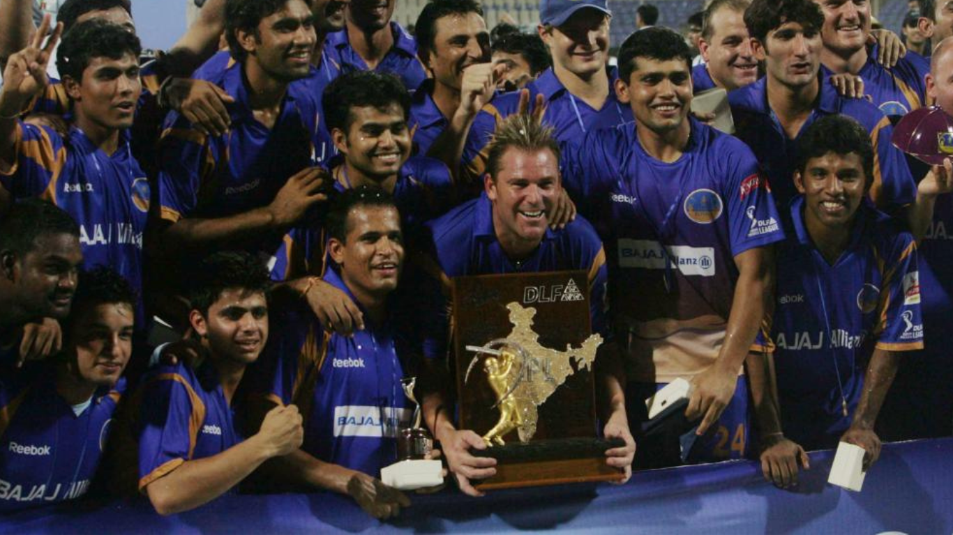 Which Captain Lifted the Diamond-Studded IPL 2008 Trophy